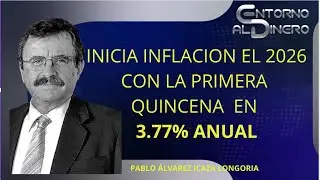 PABLO ALVAREZ ICAZA ANALIZA LA INFLACIÓN A LA PRIMERA QUINCENA DE ENERO HASTA EL  3.77% ANUAL