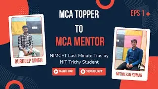 Journey from MCA Topper to MCA Mentor | Real Motivation for Aspirants #nit  #college #coaching #mca