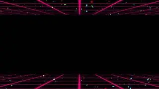 lights tunnel title frame background effects hd video | W3DS067