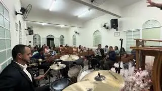 #drumcam HINO HARPÃ CRISTÃ 469 | AO ESTRUGIR A TROMBETA