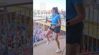 Kyndall Fire 🔥 Carnival Jubilee Sail Away Party 2025 #carnivalcruise #CHOOSEFUN
