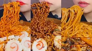 Chinese Noodles Mukbang Eating Show | 불닭볶음면 먹방모음, 매운음식먹방 |Chinese Food Fast Eating Challenge Mukbang