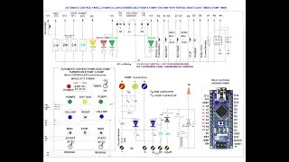 DIY Sub-Mercible Pump Digital Control Panel fully Automatic. ARDUINO NANO w Voltage and Amp display.