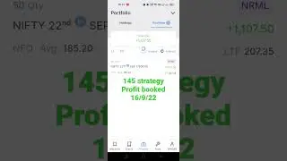 145 strategy live option trading #live market trading 16/9/22