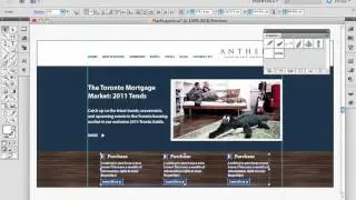 flash cs5 website workflow tutorials Finish Layout