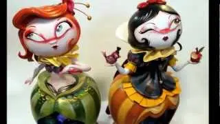 Miss Mindy 'One of a Kind' Original Sculpture: Evil-Ariel-Snow