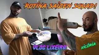 XICÓRIA MOSTRA A ROTINA DE UM ATLETA DO SAIZEN SQUAD! VLOG LIXEIRA