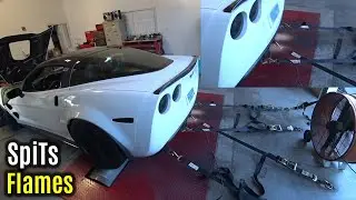 C6 ZR1 Corvette Spitting Flames on the DYNO | LS9 Supercharged