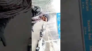 Murree via Suzuki 150 In Snowfall ,26/12/2021
