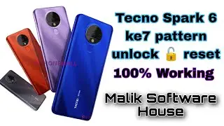 Tecno Spark 6 , ke7 pattern unlock reset without PC 💯 working