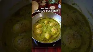 Mughlai Egg Curry | Best side Dish | #shorts