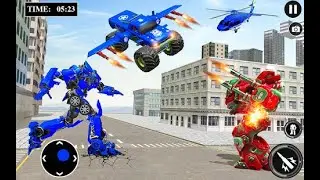 Jogo US Police Monster Truck Robot  -  Android Gameplay