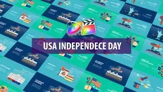 Top Apple Motion Projects: USA Independence Day Animation