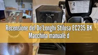 Avis sur la De'Longhi EC235.BK Stilosa Advanced Pump coffee maker 15 bar 1100 W 1 L Black
