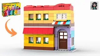 2 STORY SHOP Lego classic 11035 idea How to build