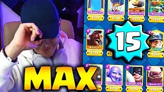 MAXEANDO cartas a NIVEL 15 en CLASH ROYALE 🤑🤑🤑🤑