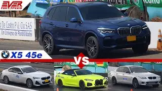 DRAG RACES: BMW X5 xDrive45e 🆚 other BMWs | M440i | X3 M40i | 325i | X6 M50i | 535i | M240i xDrive