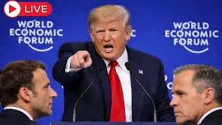 LIVE | Trump Hits Back At Macron & Carney In Fiery Davos Speech | Gaza | Greenland | Iran