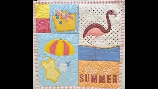 Kimberbell Mini Quilt August Part 1 July 1, 2024