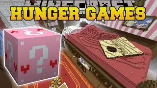 Minecraft: ALICE IN WONDERLAND HUNGER GAMES - Lucky Block Mod - Modded Mini-Game