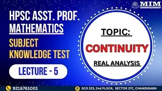 L5-Composition of Continuous Functions| Real Analysis| HPSC Asst. prof. Maths Subject Knowledge Test