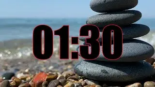 ⏱️ 1.5 Minute Timer | 90 Second Countdown with Alarm 🔔