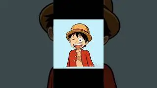 If you&rsquo;re a One Piece fan, don&rsquo;t scroll | Luffy | Digital Drawing | Digital Art For beginners#shorts