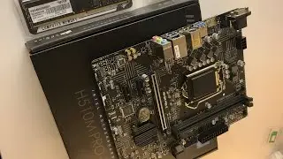 Распаковка материнской платы MSI H510M PRO - E под сокет LGA 1200 купил крайне дёшево к i3 10100f