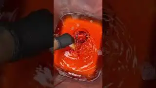 Water color transformation with blonde wig🧡