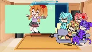 РЕАКЦИЯ улыбашки на фнаф Афтонов 