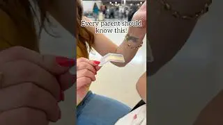 Safety tip for traveling with kids in crowded places! #mom #Safety #airport