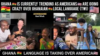 😲 Афроамериканцы 🇺🇸 и другие иностранцы сходят с ума от местного ганского 🇬🇭 языка (TWI)
