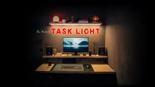 You need this perfect overhead &lsquo;Task Light&rsquo; for your desk setup | Studio Makeover Part 3