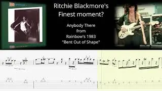 Ritchie Blackmore TAB - Rainbow - Anybody There (80s classic FULL Transcription #tabs)
