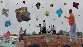 Flying 12 Tawa kite In Rain Janmashtami Vlog 2026 | Kite Flying | Patang Ki Video | Yogesh 01