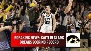 Caitlin Clark BREAKS women's basketball Division I SCORING RECORD | Breaking News | CBS Sports