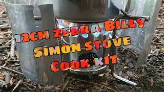 My new compact cook kit, 12cm zebra Billy can and Simon stove