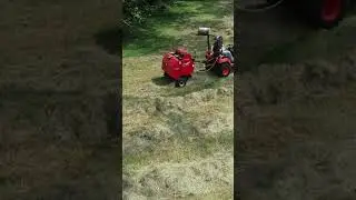 The TX31 Mini Round Baler with Net Wrap!