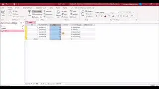 Sorting data in Microsoft Access
