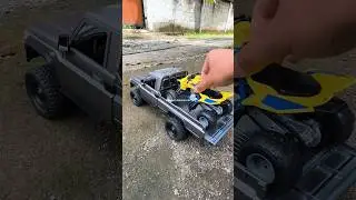 ATV Suzuki Quad Racer Delivered by TOYOTA Land Cruiser | RC MN 82 Pro #shorts
