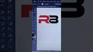 Simple RB Logo Design In Adobe Illustrator || #shorts #shortvideo #logodesgin #simple #shortviral
