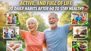 【Active, And Full Of Life】10 Daily Habits After 60 To Stay Healthy
