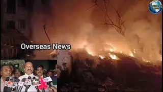 Massive Blaze Broke Out at a Scrap Godown in Bahadurpur, Hyderabad | Overseas News