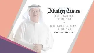 Real Estate Icon of the Year Award, Khaleej Times, 2017
