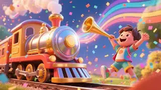 🚂 Color Train Ride Surprise | Learn Colors with Trains | Color Song for Toddlers and Preschoolers
