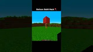 Minecraft Balloon Build Hack 🎈 | Creative Decoration Idea