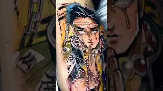 Gyomei Himejima Tattoo || DEMON SLAYER #tattoo #trending #popular #anime #cool #demonslayer #shorts