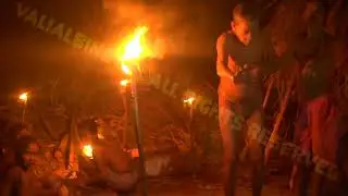 Babaylan (shaman) Padaw of the Batak tribe ritual. Palawan. Philippines.