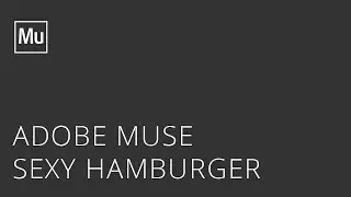 Adobe Muse Sexy Hamburger Widget