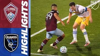 Colorado Rapids vs. San Jose Earthquakes | September 23, 2020 | MLS Highlights